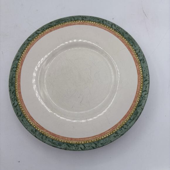Pfaltzgraff Saucer Plates 6.25" Lot Set of 6 French Quarter Green Bread Dessert - Picture 7 of 16